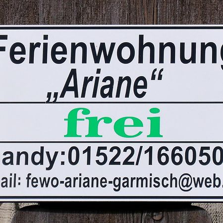 Ferienwohnung Ariane Garmisch-Partenkirchen Zewnętrze zdjęcie